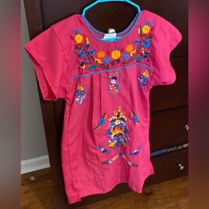 Fiesta dress embroidered girls size 12